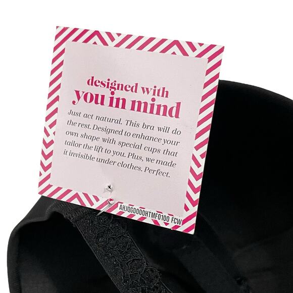 Maidenform Bra Womens 36DD Black Perfect Lift Push Up Convertable Bra SE1186 - Picture 10 of 10